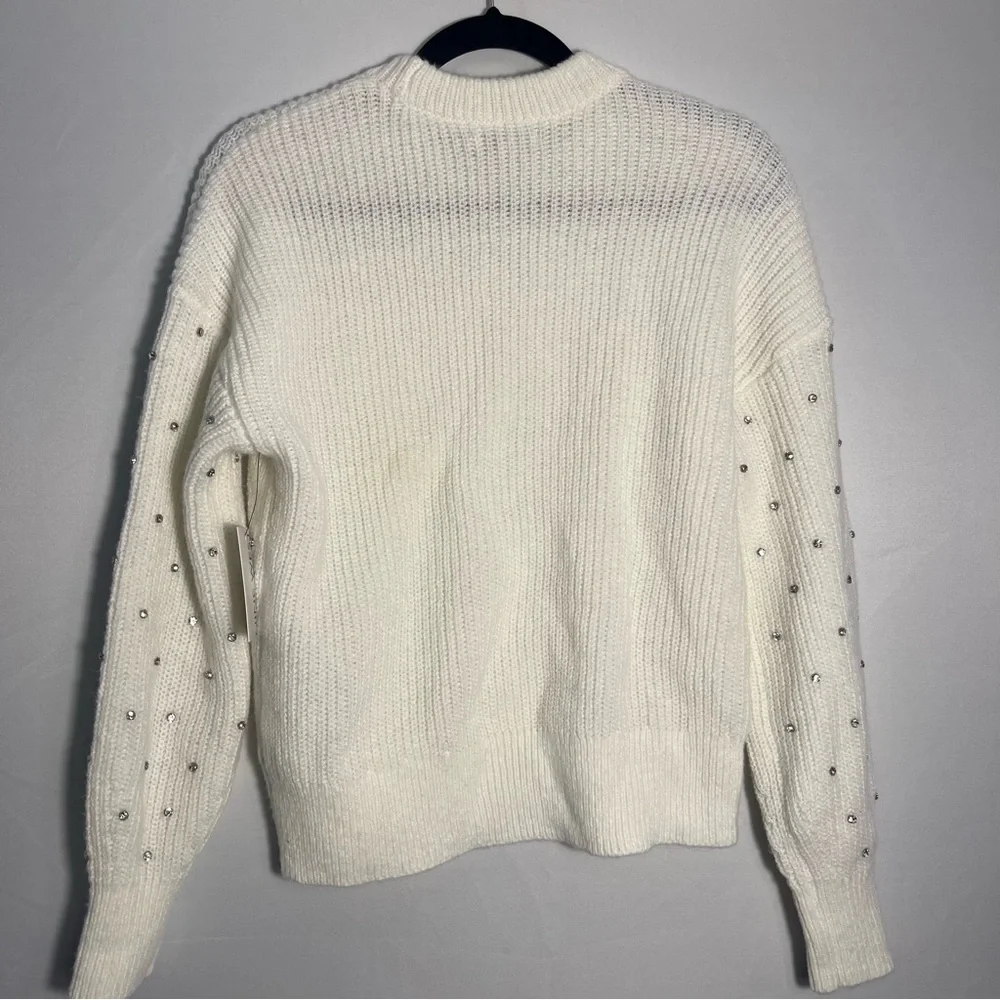 Women's Nine West Shiny Crewneck Sweater Sz M NWT - Picture 6 of 8